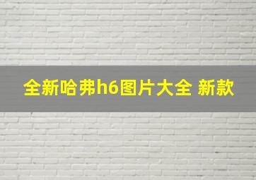 全新哈弗h6图片大全 新款